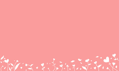 Simple valentine background