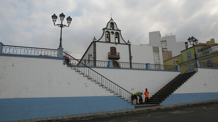 Iglesia de San Miguel Arcángel, Tazacorte, La Palma, Santa Cruz de Tenerife, Islas Canarias,...