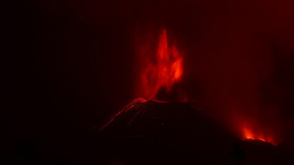 Volcán Cumbre Vieja, La Palma, Santa Cruz de Tenerife, España