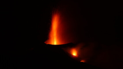 Erupci&oacute;n Volc&aacute;n Cumbre Vieja, La Palma, Islas Canarias, Espa&ntilde;a