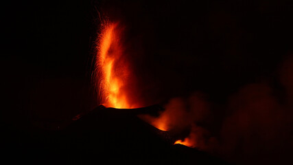 Volc&aacute;n Cumbre Vieja de La Palma, Islas Canarias, Espa&ntilde;a