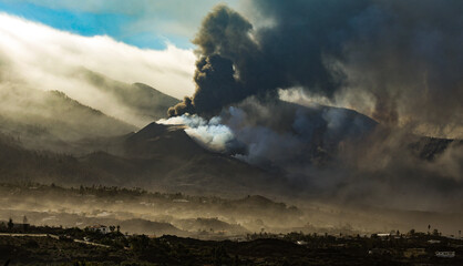 Volcán de Cumbre Vieja, La Palma, Islas Canarias, España