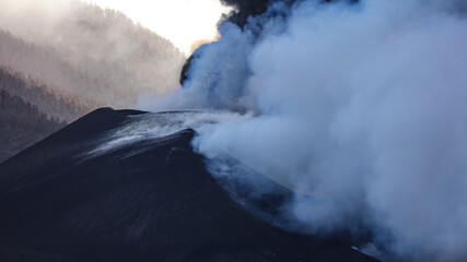 Volcán de Cumbre Vieja, La Palma, Islas Canarias, España