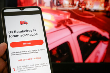 Aplicativo para acionar corpo de bombeiros em caso de emergencia. 
