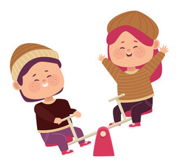 couple lovers playing