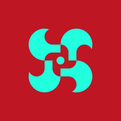 Abstract logo. Geometric abstract logos. Icon design