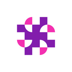 Abstract logo. Geometric abstract logos. Icon design
