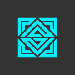 Abstract logo. Geometric abstract logos. Icon design