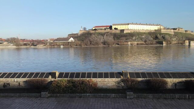 Petrovaradin Fortress and Danube River View in Novi Sad