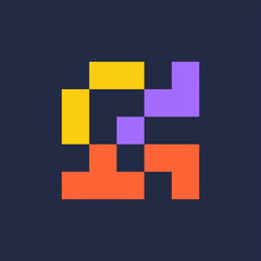 Abstract logo. Geometric abstract logos. Icon design