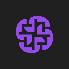 Abstract logo. Geometric abstract logos. Icon design