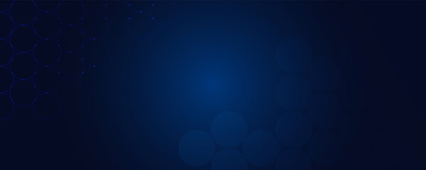 Abstract technology background and design element with circle patterns and geometric shapes vector stock illustration.