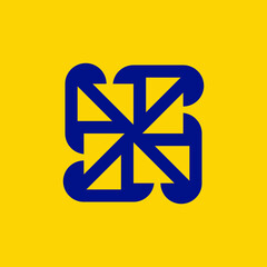 Abstract logo. Geometric abstract logos. Icon design