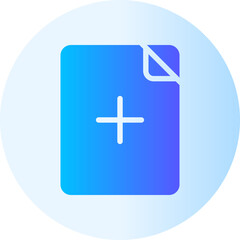 add file gradient icon