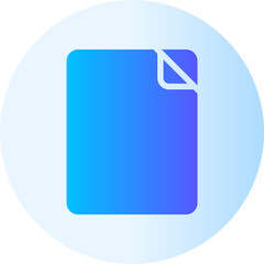 document gradient icon
