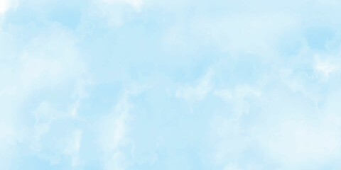 Watercolor painted sky background. Abstract Illustration wallpaper. Brush stroked painting.