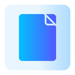 document gradient icon