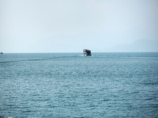 boat on the sea