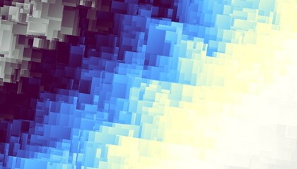 Abstract digital geometrical pattern. Horizontal orientation.