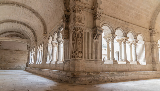 Abbaye de Montmajour, ( Montmajour Abbey) , Bouches-du-Rh&ocirc;ne Department, in the region of Provence in the south of France