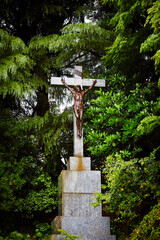 jesus crucifixion in the park