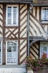Obraz premium Fachwerk-Baustil der Normandie