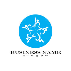 Community poeple,teamwork,network and social icon