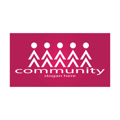 Community poeple,teamwork,network and social icon
