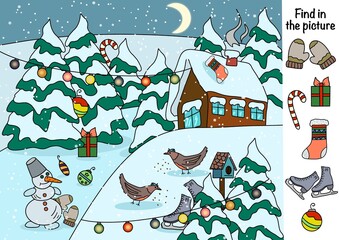 Find in the picture. Logical game 