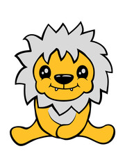 Löwe mit Mähne 