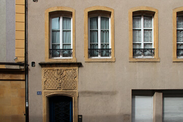ancient stone house in metz (france)