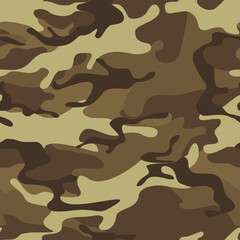 Seamless camouflage pattern of spots. Military camo. Print on fabric and clothing. Vector illustration