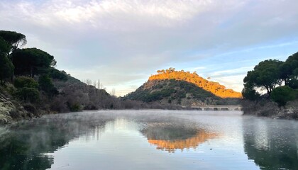 lake in the mountains