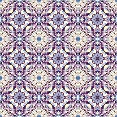 Abstract mosaic art pattern. Seamless ornament.