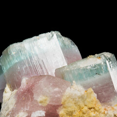 tourmaline mineral specimen stone rock geology gem crystal