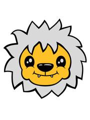 Freundlicher Löwe Gesicht 