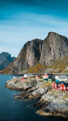 Lofoten Islands - view in Hamn&oslash;y
