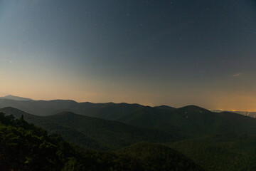 Night in the Shenandoah National Park