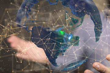 Futuristic wave, Futuristic data stream