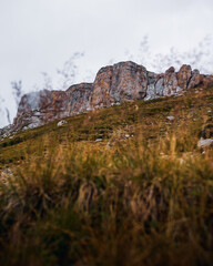 Mecetul Turcesc natural rock formation in the Bucegi Mountains, Southern Carpathians, Romania