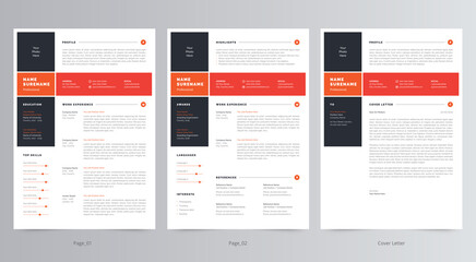 Professional Resume/CV and Cover Letter Template