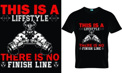 This is a life style t-shirt design