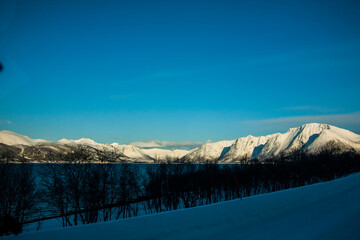 Winter in Lofoten Islands, Northern Norway