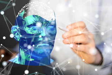 Futuristic wave, Futuristic data stream