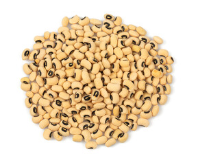black-eyed peas isolated on white background