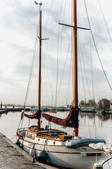 Obraz premium sailing boats in the harbor