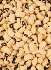 black-eyed peas isolated on white background