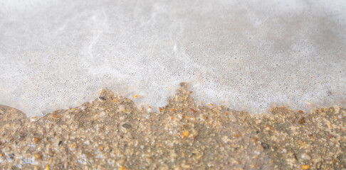 white bubble water wave scene