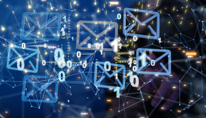 mail communication support contact concept service