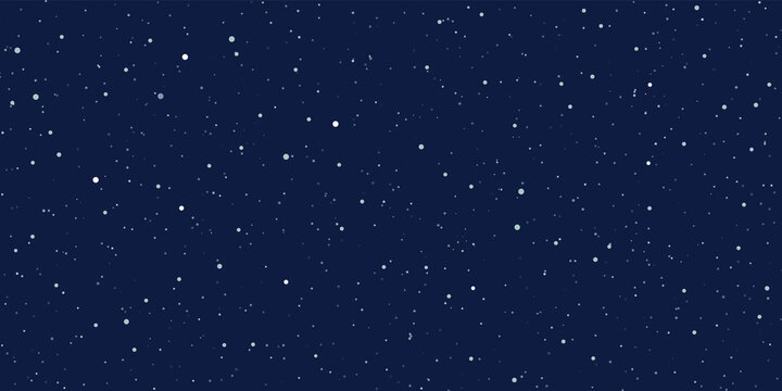 night space sky with patterns of stars and comets. © Ольга Погорелова